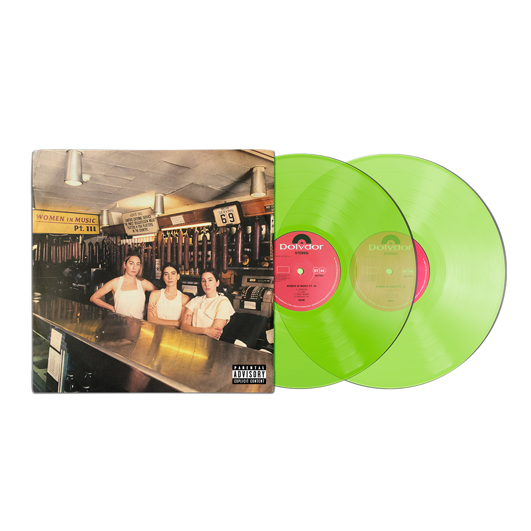 Women In Music PT. III: Exclusive Translucent Lime Vinyl LP - Haim Women In Music PT. III: Exclusive Translucent Lime Vinyl LP - Haim
